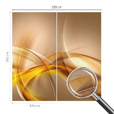 14D-Fototapete fürs Schlafzimmer Sanfte Linien