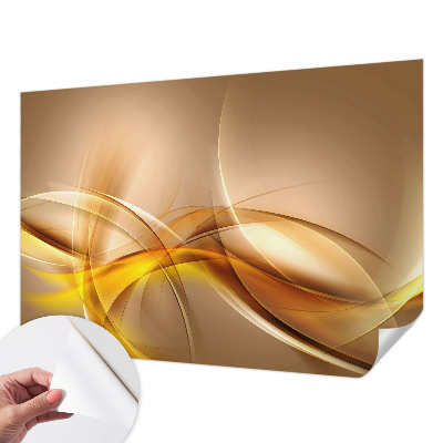 14D-Fototapete fürs Schlafzimmer Sanfte Linien