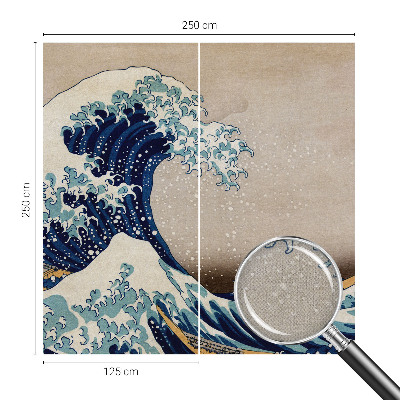 Motivtapete nach Maß Dramatische Welle