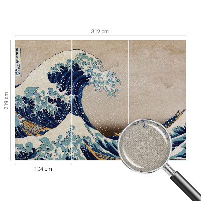 Motivtapete nach Maß Dramatische Welle