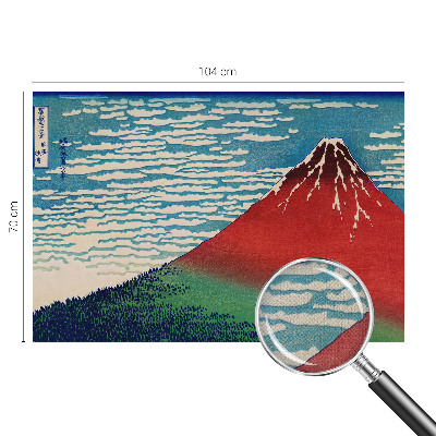 Selbstklebende Fototapete Roter Berg