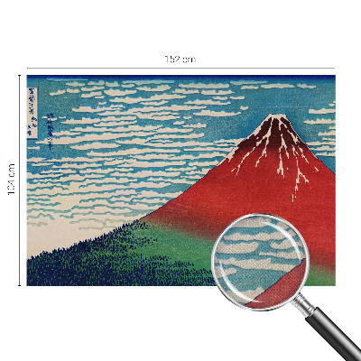 Selbstklebende Fototapete Roter Berg