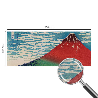 Selbstklebende Fototapete Roter Berg