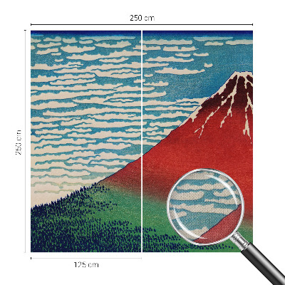 Selbstklebende Fototapete Roter Berg