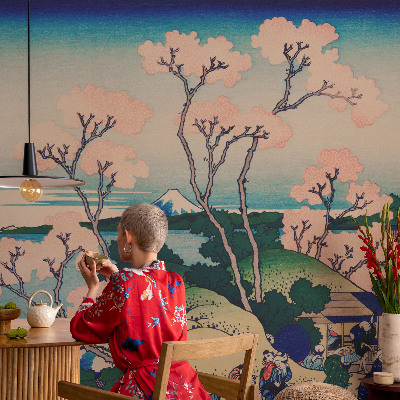 Hochwertige Bildtapete Kirschblüten