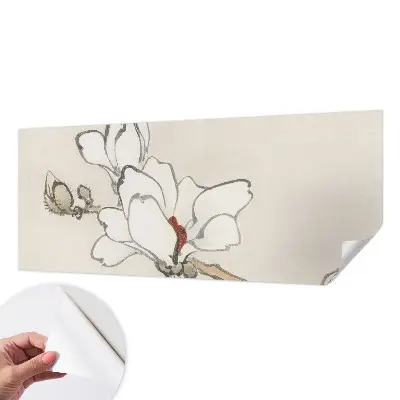 Fototapete nach Maß mit einem zarten Magnolienmotiv