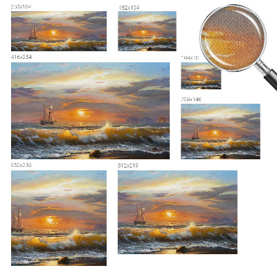 Vintage tapete Meerespanorama