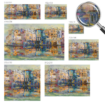 Selbstklebende Fototapete Magische Stadt