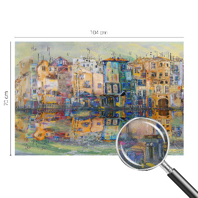 Selbstklebende Fototapete Magische Stadt