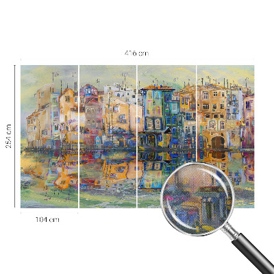 Selbstklebende Fototapete Magische Stadt