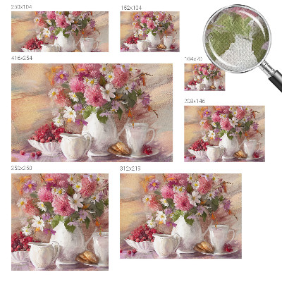 Selbstklebende Fototapete für die Wand Wildblumen