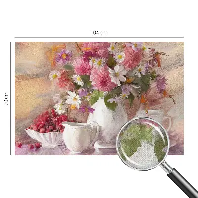 Selbstklebende Fototapete für die Wand mit Motiv Wildblumen