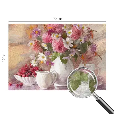 Selbstklebende Fototapete für die Wand mit Motiv Wildblumen