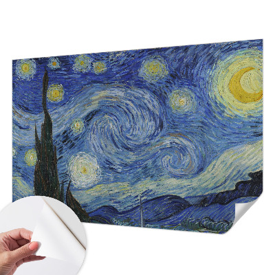 Selbstklebende Fototapete fürs Wohnzimmer mit dem Motiv „Nachtwirbel“