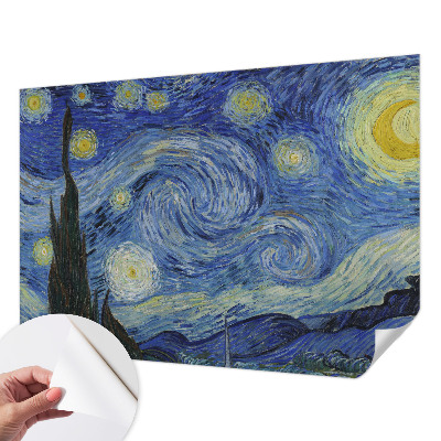 Selbstklebende Fototapete fürs Wohnzimmer mit dem Motiv „Nachtwirbel“