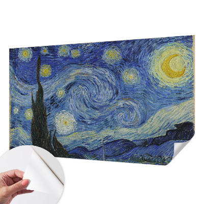 Selbstklebende Fototapete fürs Wohnzimmer mit dem Motiv „Nachtwirbel“
