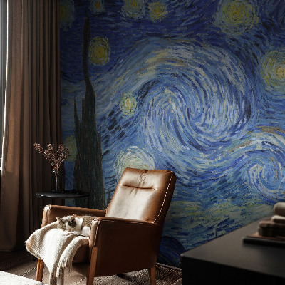 Selbstklebende Fototapete fürs Wohnzimmer mit dem Motiv „Nachtwirbel“