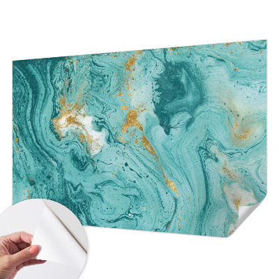 Selbstklebende Fototapete fürs Schlafzimmer mit Motiv Meereswellen