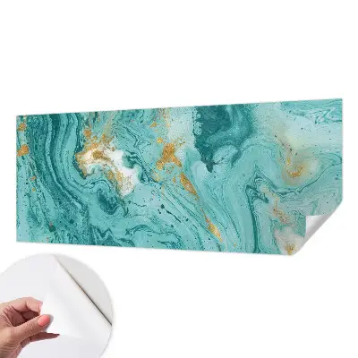 Selbstklebende Fototapete fürs Schlafzimmer mit Motiv Meereswellen