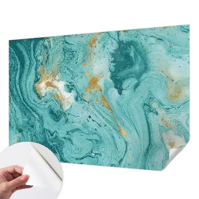 Selbstklebende Fototapete fürs Schlafzimmer mit Motiv Meereswellen