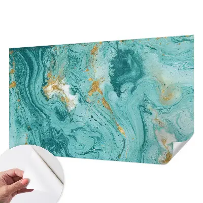 Selbstklebende Fototapete fürs Schlafzimmer mit Motiv Meereswellen