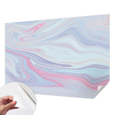 Selbstklebende Fototapete fürs Kinderzimmer Pastellwirbel