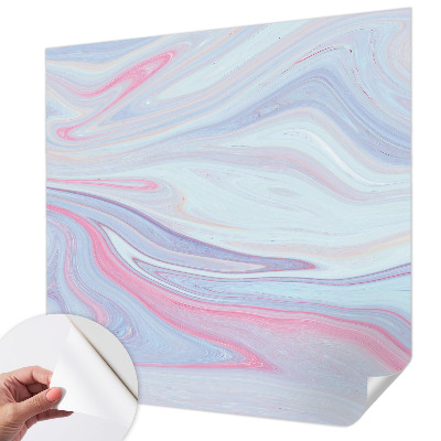 Selbstklebende Fototapete fürs Kinderzimmer Pastellwirbel