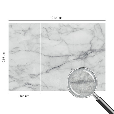 16D-Fototapete mit Marmor-Design