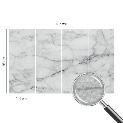 16D-Fototapete mit Marmor-Design