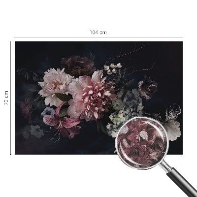 Fototapete in 3D-Optik Blumenarrangement