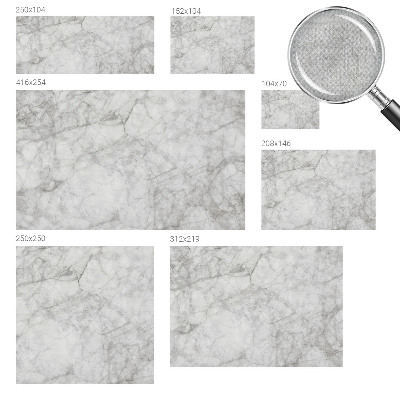 16D-Fototapete fürs Wohnzimmer Marmor-Eleganz