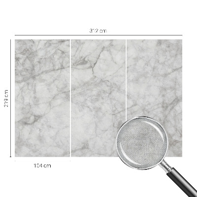 16D-Fototapete fürs Wohnzimmer Marmor-Eleganz