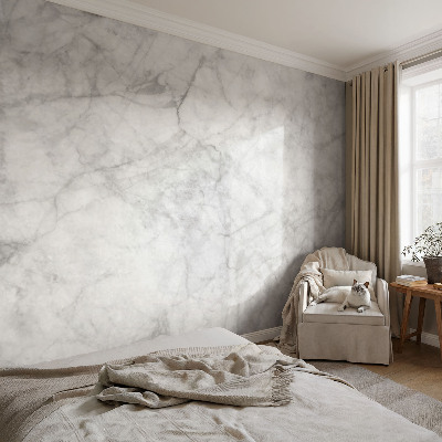 16D-Fototapete fürs Wohnzimmer mit Marmoroptik für ein elegantes Wohnambiente