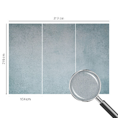 16D-Fototapete fürs Schlafzimmer Grauer Beton