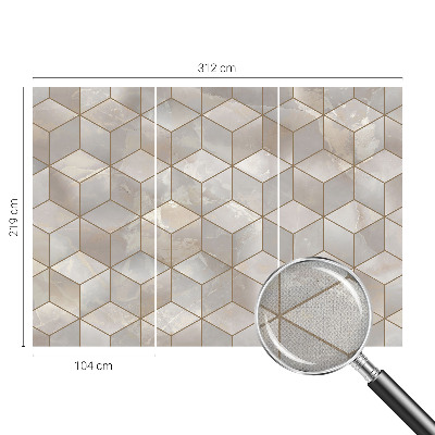 Hochwertige Bildtapete Geometrisches Mosaik