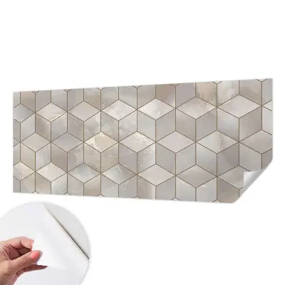 Hochwertige Bildtapete mit geometrischem Mosaikmotiv