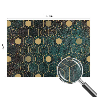 Selbstklebende Fototapete Geometrische Sechsecke