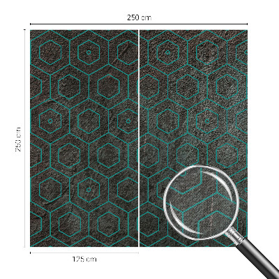 Selbstklebende Fototapete fürs Wohnzimmer Geometrisches Muster