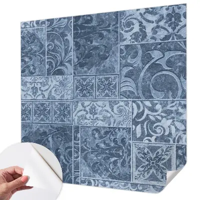 Selbstklebende Fototapete für die Wand mit Pflanzenornamenten