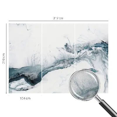 17D-Fototapete mit abstraktem, eleganten Motiv
