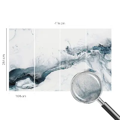 17D-Fototapete mit abstraktem, eleganten Motiv