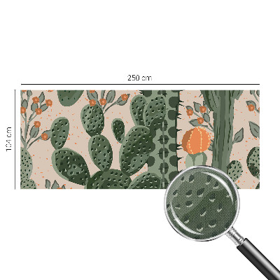 Fototapete in 3D-Optik Grüne Kakteen