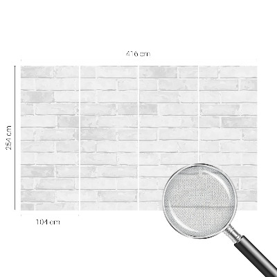 Moderne Fototapete nach Maß Ziegelmauer