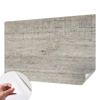 Motivtapete fürs Wohnzimmer mit Holzringen als Dekormotiv