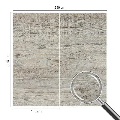 Motivtapete fürs Wohnzimmer mit Holzringen als Dekormotiv