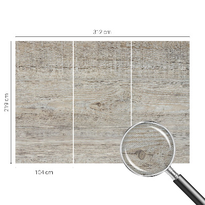 Motivtapete fürs Wohnzimmer Holzringe