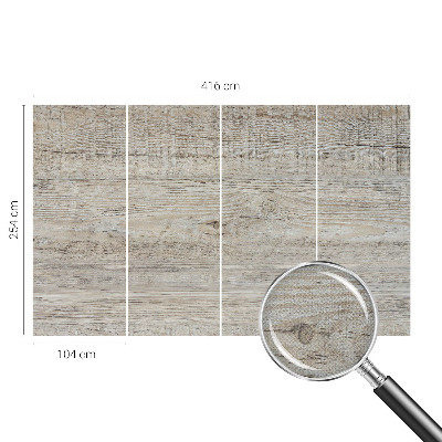 Motivtapete fürs Wohnzimmer Holzringe