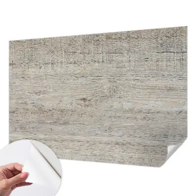 Motivtapete fürs Wohnzimmer mit Holzringen als Dekormotiv