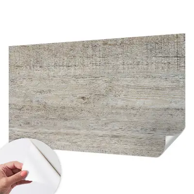 Motivtapete fürs Wohnzimmer mit Holzringen als Dekormotiv