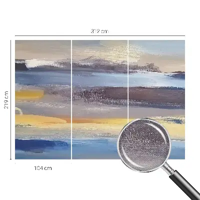 Motivtapete nach Maß mit friedlicher Landschaft als Motiv